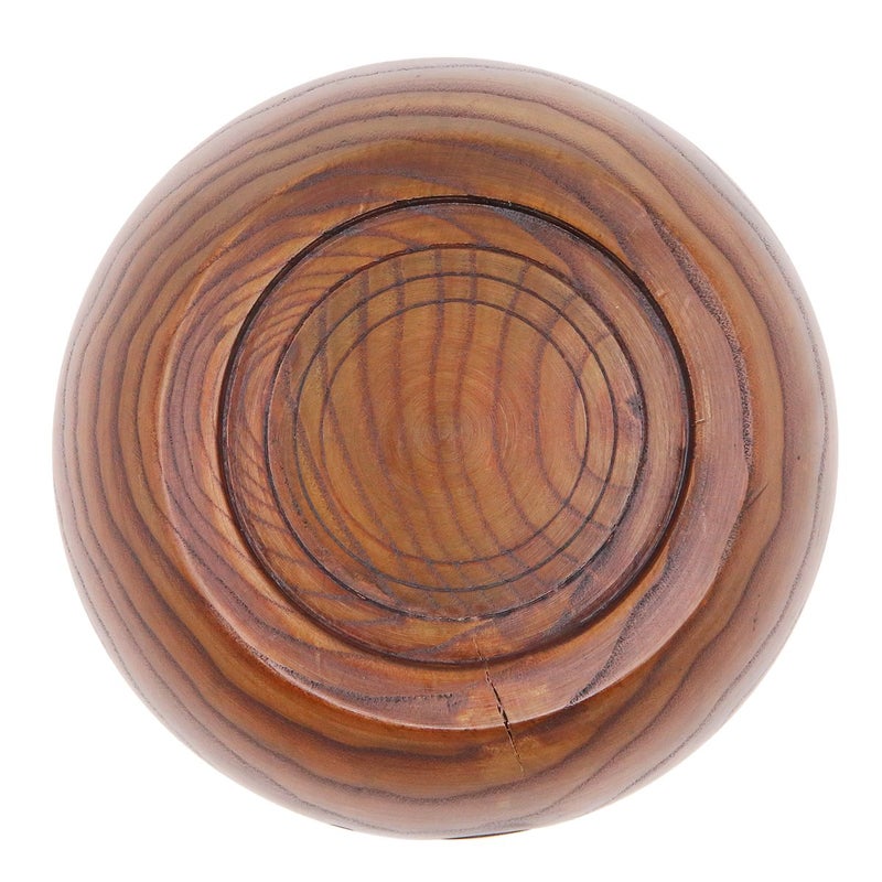 Apol Handmade Wooden Yarn Bowl Round Shape 5.5Ã—3.2 inch Wool Holder Organizer for Knitting Crochet - Image 4